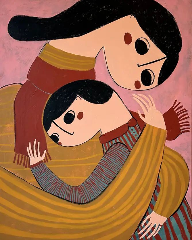 Mother and Child · 80 x 100 cm